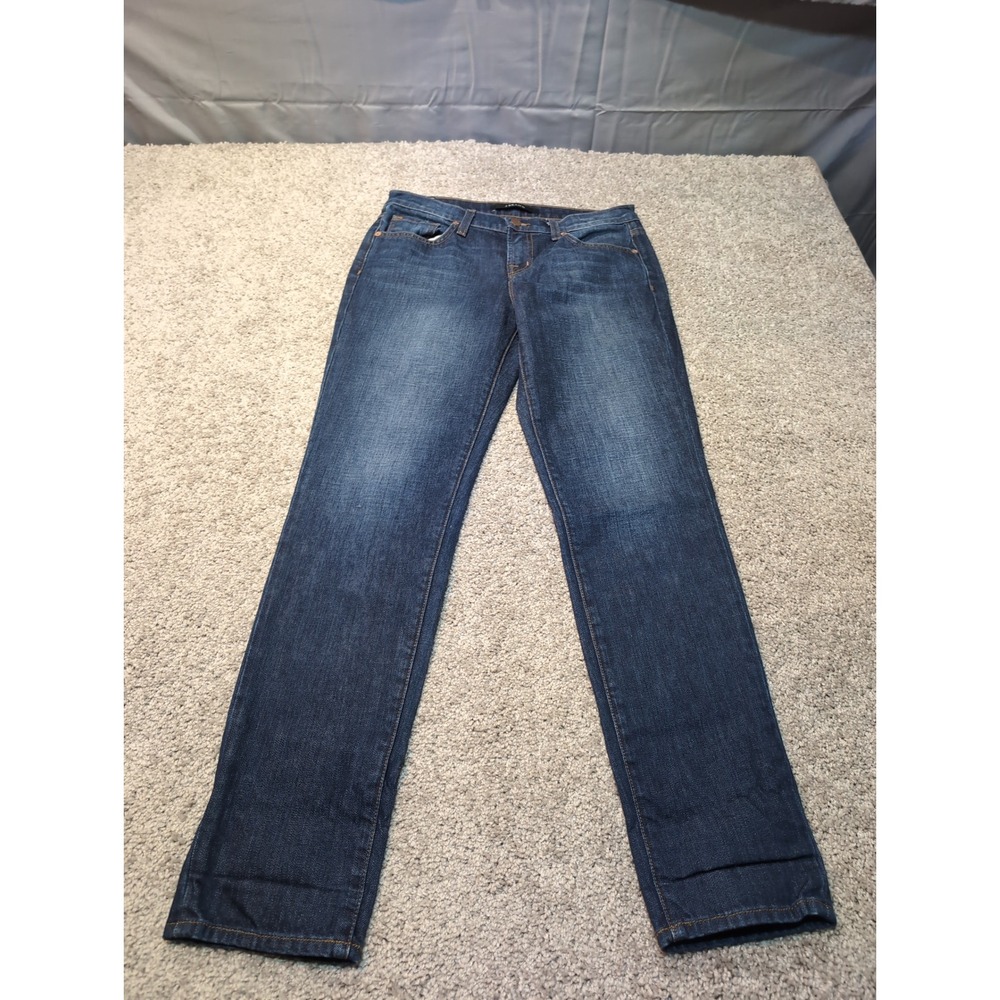 J Brand Ringer Mid Rise Straight Leg Dark Wash Denim‎ Jeans Women's Size 25